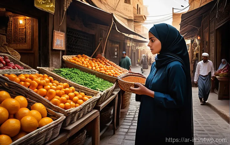 기회 포착을 위한 상황 분석 기법 - **Prompt:** "A captivating scene in a vibrant, bustling traditional Arab souk at golden hour. A thou...