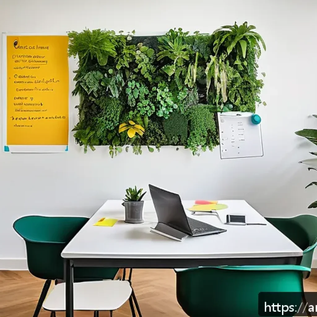 기회 포착을 위한 실용적 창의력 개발법 - A modern, bright coworking space designed for creativity and collaboration, featuring diverse profes...